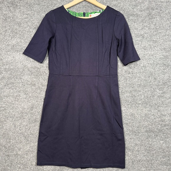 Jude Connally Dresses & Skirts - Jude Connally Sz XS Shift Mini Dress Black Rayon Nylon Blend Stretch Minimalist